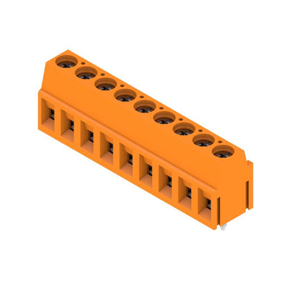 1845350000 - 5.00mm Orange PCB Terminal, 9 Poles, 90° Angle  (Pack of 50)