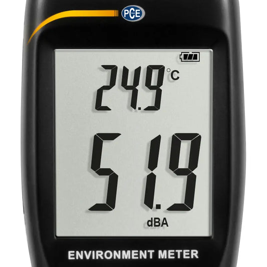 PCE-EM 883 - Compact Multifun. Meter for Light, Temp, Humidity & More