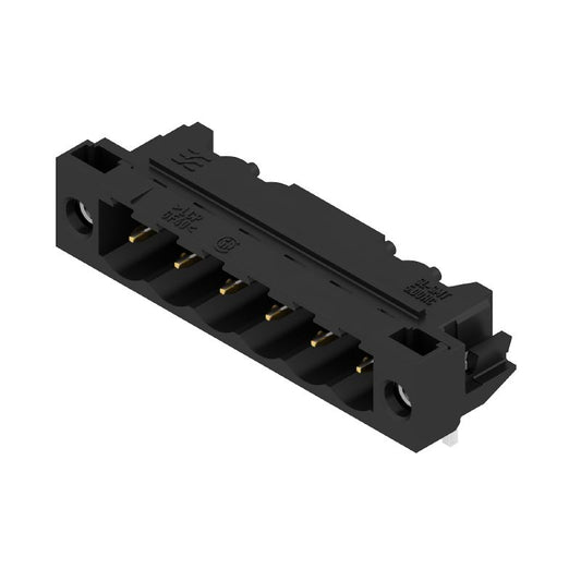 1409210000 - 6-Pole 5mm Male PCB Connector, 90° Angle, Gold-Plated  (Pack of 42)