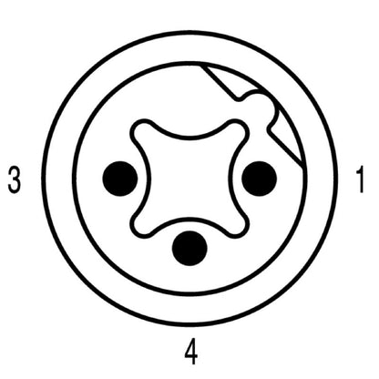 1057830150 - 1.5m Unshielded Cable for Sensors, 3-Pole Design