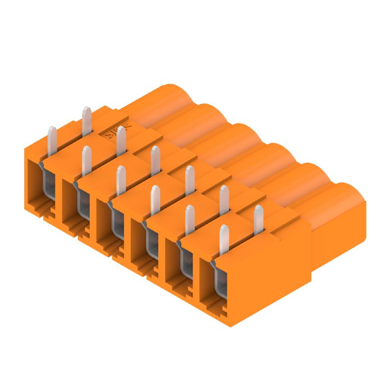 1622980000 - Female PCB Connector 5.08mm Pitch, 6 Poles, Orange PBT  (Pack of 60)