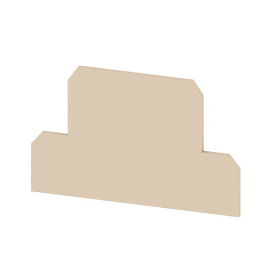 0687560000 - Beige PA 66 End Plate, 65mm Height, Snap-On Design  (Pack of 20)