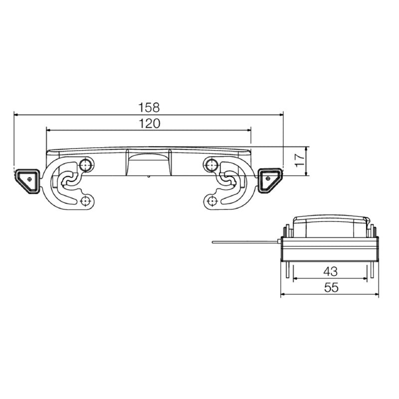 1009100000 - IP65 HDC Enclosure Size 8 with Cover & Side Lock