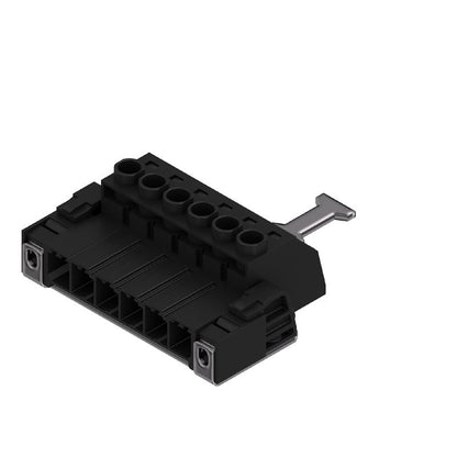 1932490000 - 7.62mm 6-Pole PCB Male Plug Connector with Clamping Yoke  (Pack of 25)