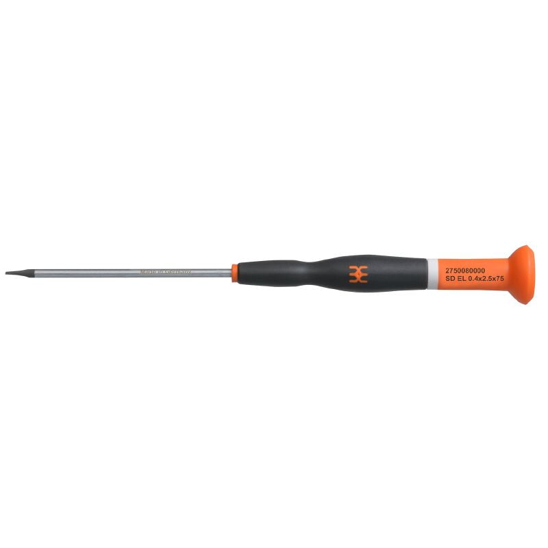 2750080000 - 0.4mm Slotted Screwdriver, 75mm Blade Length