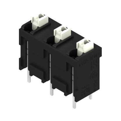1826220000 - 7.62mm 3-Pole Black PCB Terminal with PUSH IN Connection  (Pack of 28)