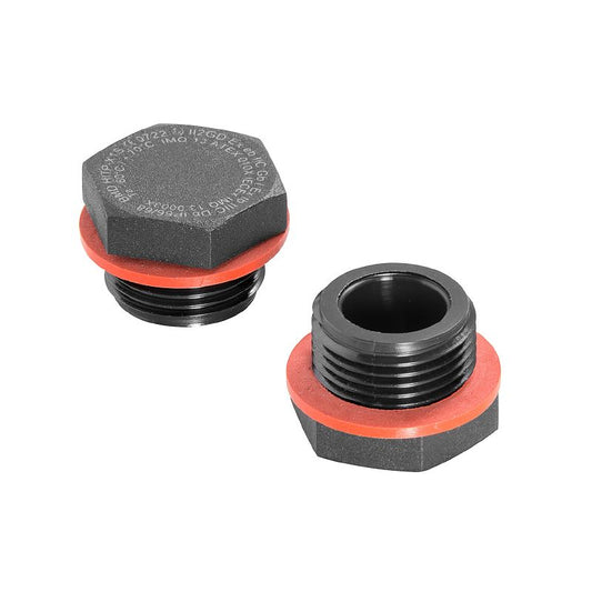 2066940000 - Ex Plastic Blanking Plug M63, IP68 Rated, Water Resistant  (Pack of 20)