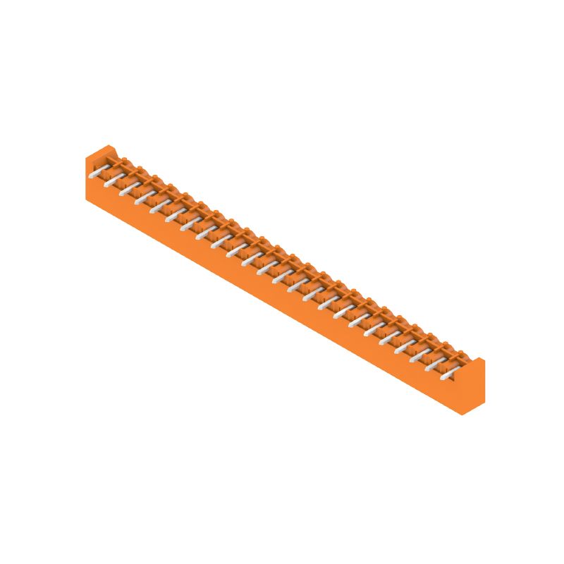1148000000 - 24-Pole Male PCB Connector, 90° Angle, Tinned, Orange  (Pack of 20)