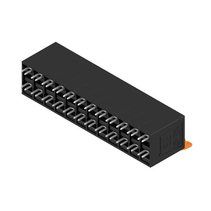 1988700000 - Black 10mm PCB Terminal, 12 Poles, 90° Angle, PUSH IN  (Pack of 10)