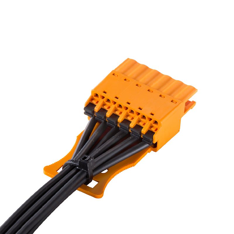 2525780000 - 6-Pole RoHS PCB Connector with Strain Relief in Orange  (Pack of 50)
