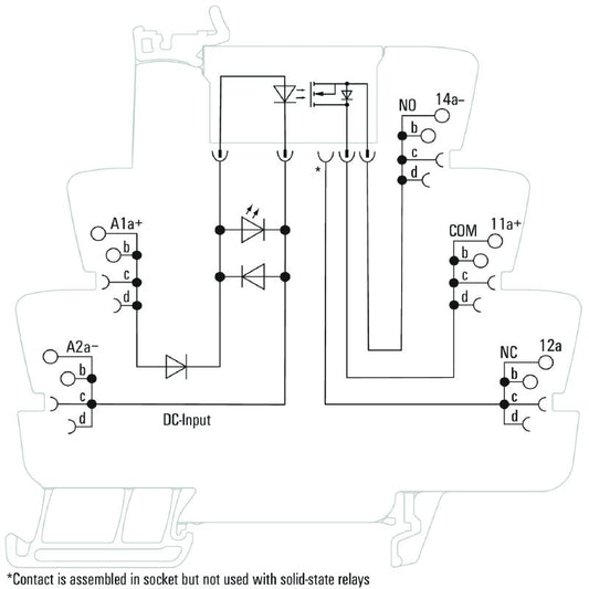 2618840000 - Solid-State Relay 24VDC, 5A with PUSH IN Connections  (Pack of 10)