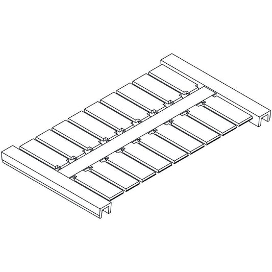2224040000 - KOPL MCZ 1.5 1816 Transparent Mounting Rail Housing, 5.9mm Width  (Pack of 18)