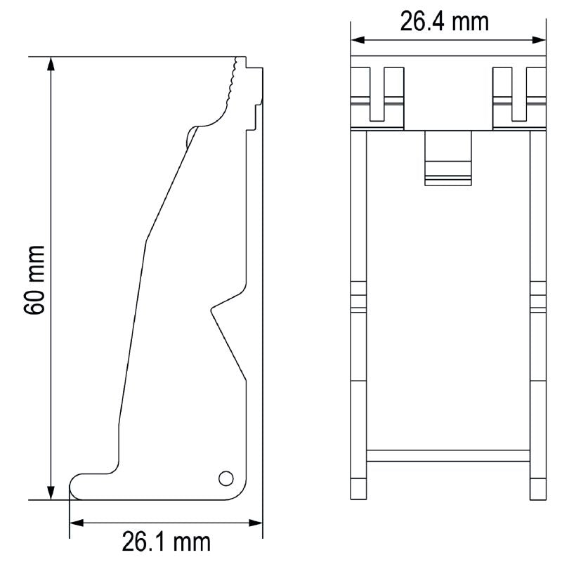 7760056367 - Durable Plastic Retaining Clip with Marker Holder  (Pack of 5)