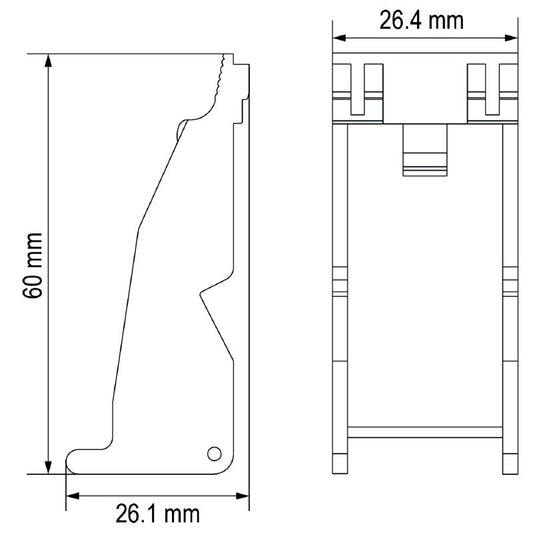 7760056367 - Durable Plastic Retaining Clip with Marker Holder  (Pack of 5)