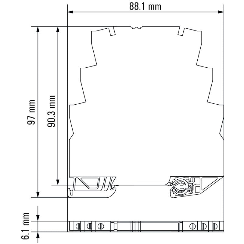 8937970000 - 24VDC Solid-State Relay, 2A, Easy Screw Connection