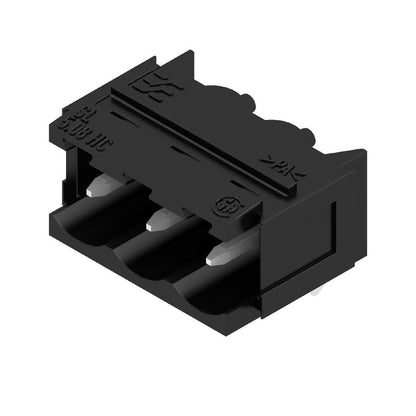 1155590000 - 5.08mm Black 3-Pole Male PCB Header Connector  (Pack of 100)