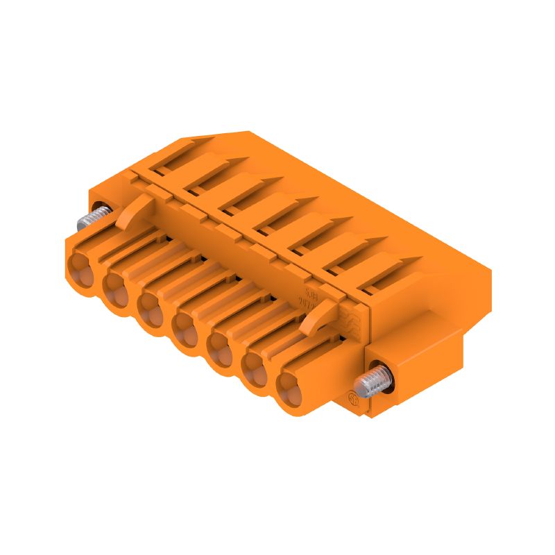 1950360000 - 5.08mm 7-Pole Female PCB Connector with Clamping Yoke  (Pack of 36)