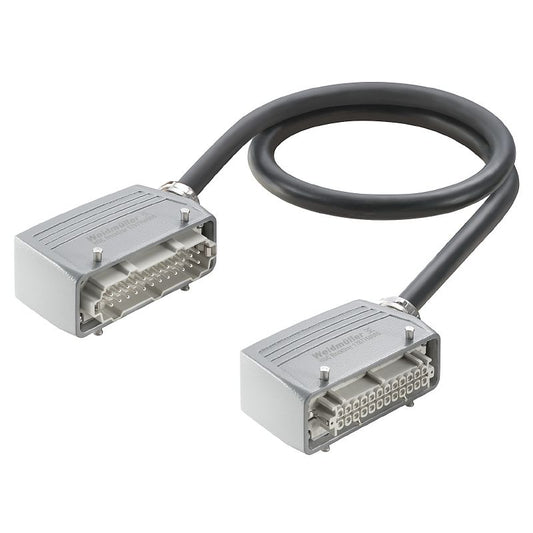 2712360500 - RoHS Compliant 24-Pole Heavy-Duty Connector Assembly, 5m 1.5mm²