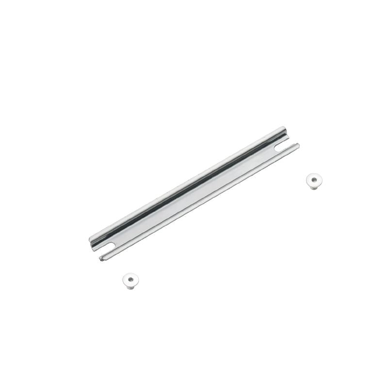 1910010000 - Durable 90mm Galvanized Steel Rail Component, Chrome Finish