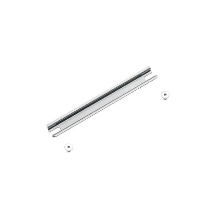 1910010000 - Durable 90mm Galvanized Steel Rail Component, Chrome Finish