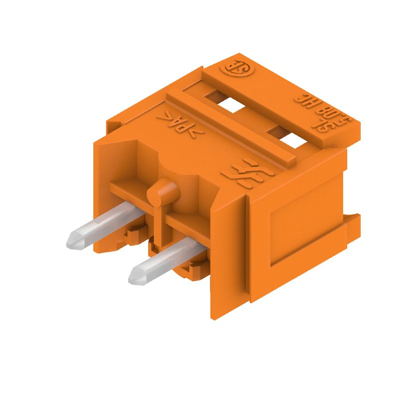 2445180000 - 5.08mm THT Male PCB Header Connector, Orange, 180° Angle  (Pack of 100)