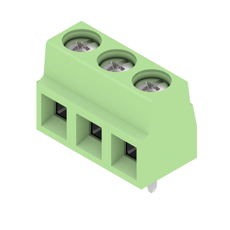 1811080000 - 5.08mm Pitch Circuit Board Terminals, 3 Poles, 90° Angle  (Pack of 100)