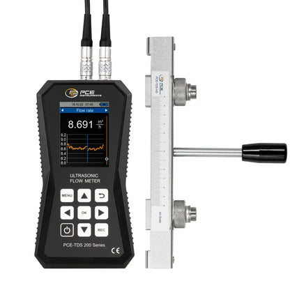 PCE-TDS 200 SR - Precise Ultrasonic Flow Meter ±32 m/s, 2.8" Display