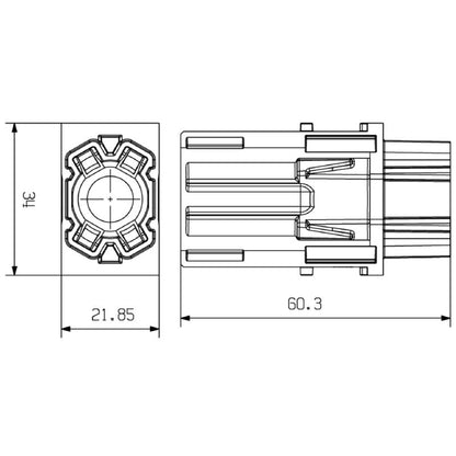 2548900000 - HDC MHP 200 MC Power Module, 1000V, 200A, UL Certified
