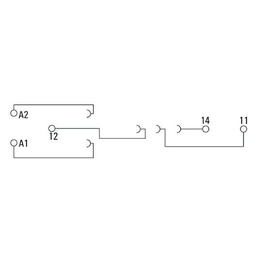 7760056348 - Flat Design Relay Socket for 12A with CO Contact  (Pack of 10)