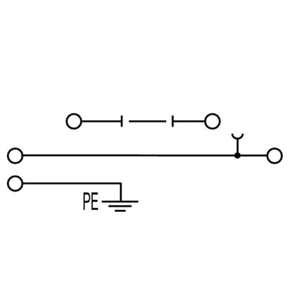 1247420000 - Dark Beige Test-Disconnect Terminal, 2.5mm², 24A, 5 Connections  (Pack of 50)