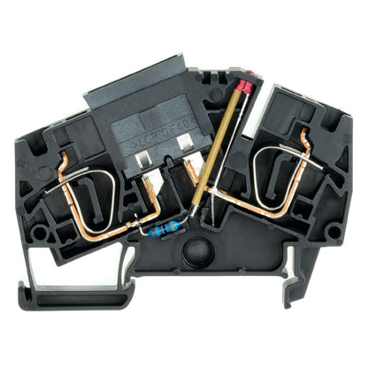 1814700000 - Black 6mm² Tension-Clamp Direct Mount Connection  (Pack of 25)