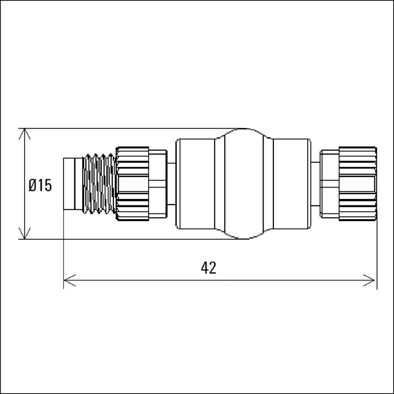 1990570000 - M8 Y Connector, IP67, 4A, 24V, Easy Install