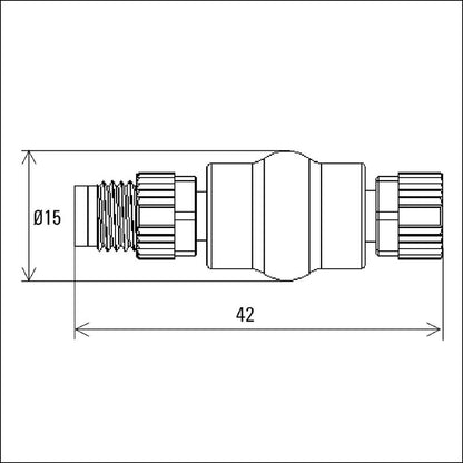 1990570000 - M8 Y Connector, IP67, 4A, 24V, Easy Install