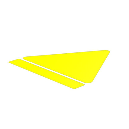 2885650000 - Yellow 100x100mm Self-Adhesive Markers with Acrylic Adhesive  (Pack of 250)