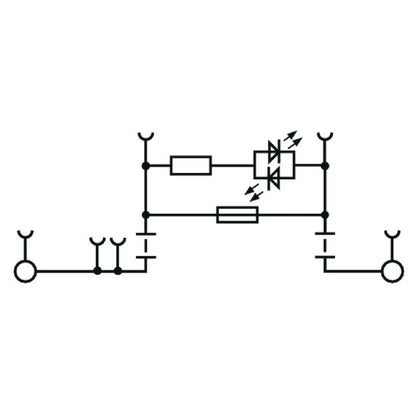 2892950000 - Black Fuse Terminal, 4mm², 6.3A, Screw Connection  (Pack of 50)