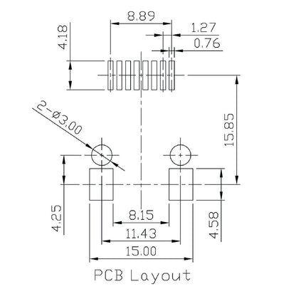 2564450000 - Durable RJ45 Transformer Jack with SMD Connections  (Pack of 220)