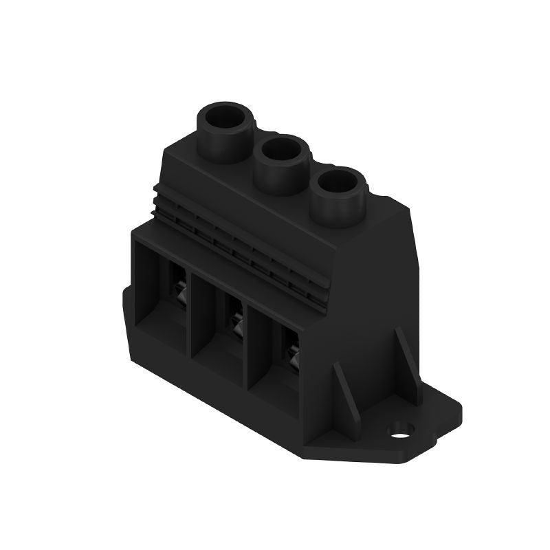 1047300000 - OMNIMATE 3-Pole PCB Terminal, 90° Connection, Black Finish  (Pack of 10)