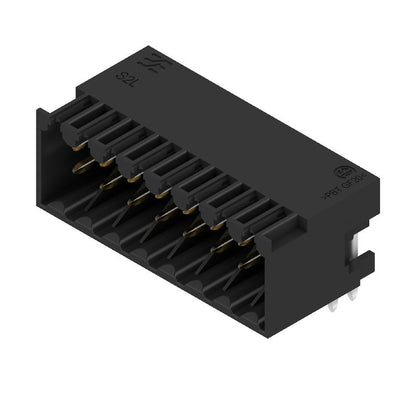 1755570000 - 16-Pole Gold-Plated 3.5mm Male Connector THT 90° Angle  (Pack of 60)