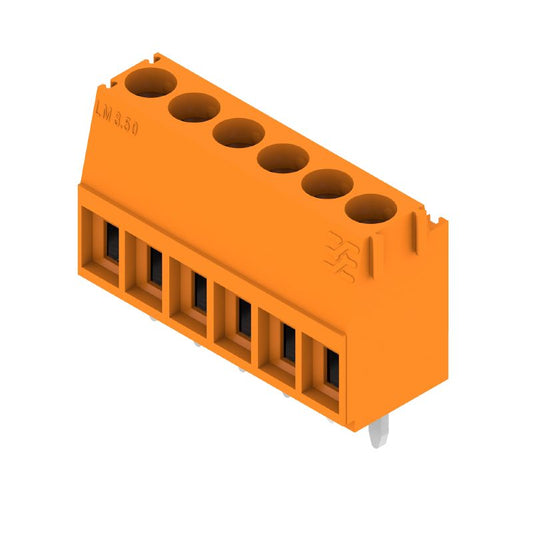 1845050000 - 3.50mm Pitch Orange Circuit Board Terminal with 6 Poles  (Pack of 84)