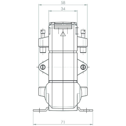 2656270000 - 18A Split-Core RCM Transformer for 20mm Conductor
