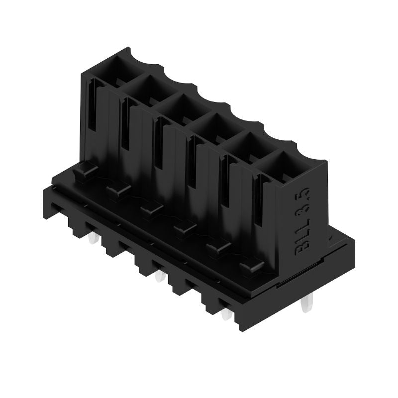 4309590000 - 3.50mm 6-Pole PCB Connector with THT Solder, Black  (Pack of 25)