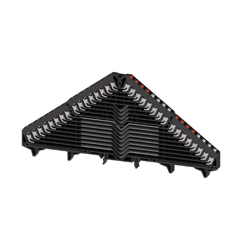 1173680000 - 16-Level Patch Distributor with 64 Connections, Black & Red Design  (Pack of 20)