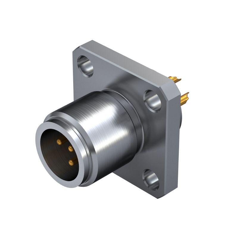2424270000 - Durable M12 PCB Plug-In Connector with 5 Poles  (Pack of 10)