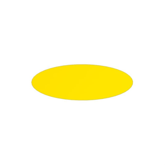 2712040000 - Pack of 1000 Yellow 30mm Self-Adhesive Polyester Markers  (Pack of 1000)