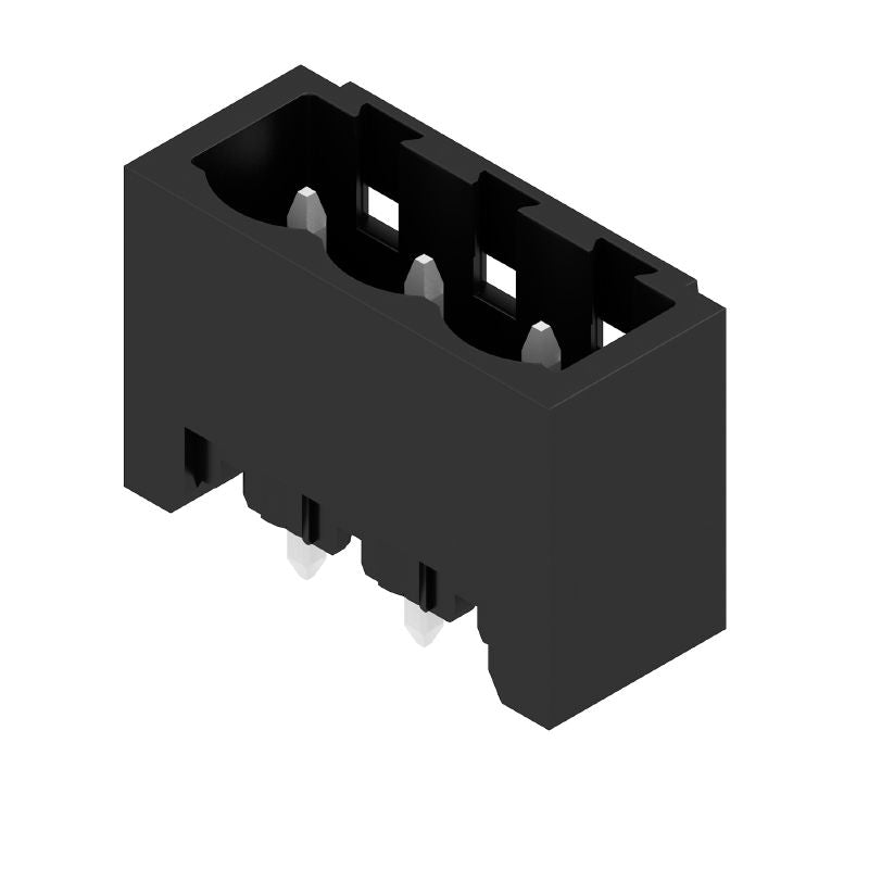 1148670000 - 5.08mm 3-Pole PCB Connector, Black THT Solder Header  (Pack of 100)