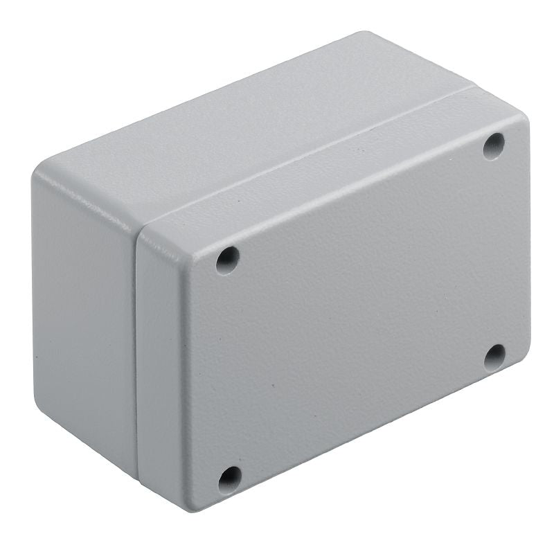 9529190000 - Aluminum Enclosure 82mm High, Silver Grey, 1.066kg Capacity