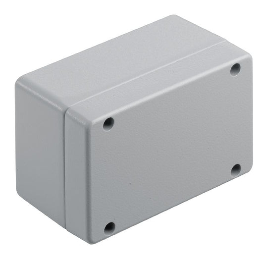 9529190000 - Aluminum Enclosure 82mm High, Silver Grey, 1.066kg Capacity