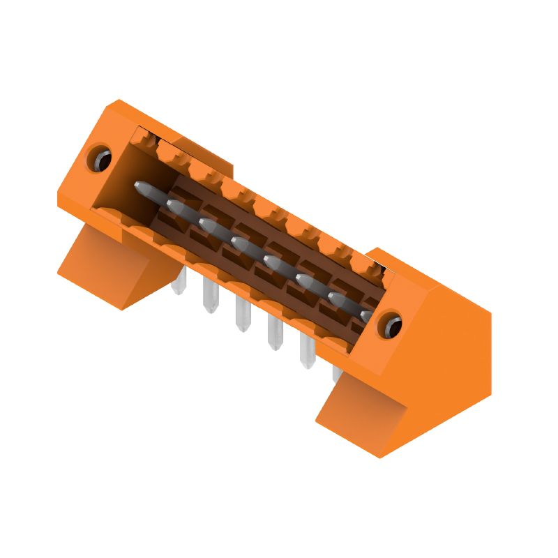 1643390000 - 8-Pole 3.50mm PCB Connector with 135° Flange Angle  (Pack of 48)