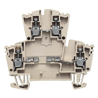 1023100000 - Dark Beige 2-Level Terminal Block for 2.5 mm² Wires  (Pack of 50)