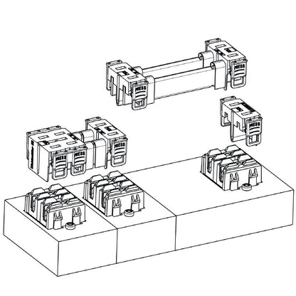 2662670000 - Female PCB Connector 42.5mm Pitch, 90° Angle, 160A  (Pack of 20)